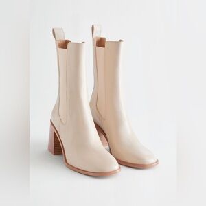 & other stories heeled Chelsea boots